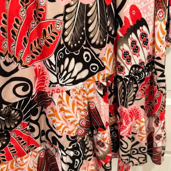 size 6 ULTRAVIOLET KIDS brand new boho print maxi dress - NWT - Picture 3 of 3